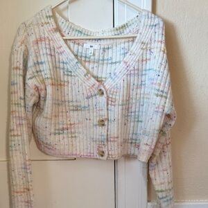 BP Cropped colorful cardigan